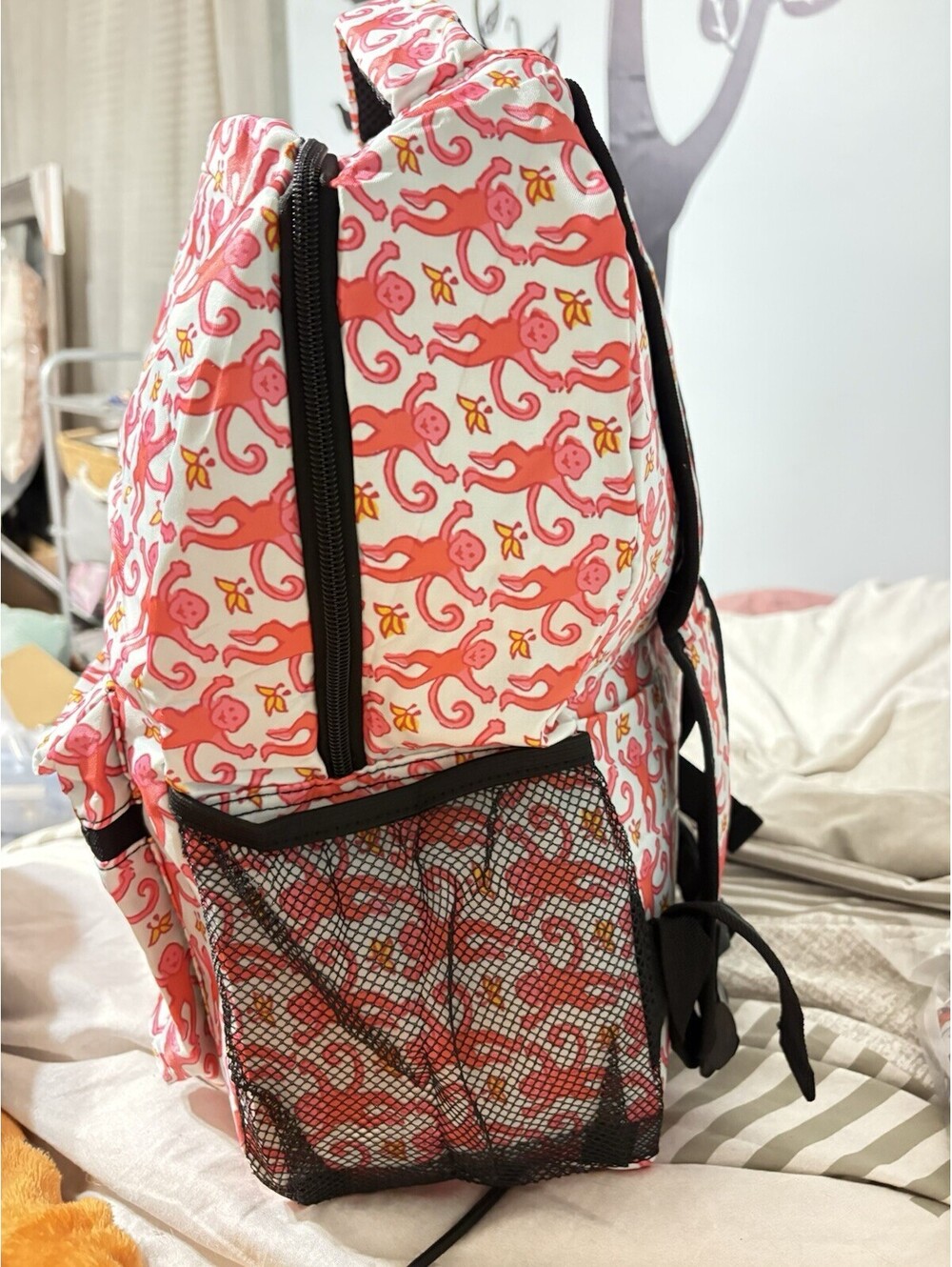 Pink Monkey Backpack - Picture 5 of 7